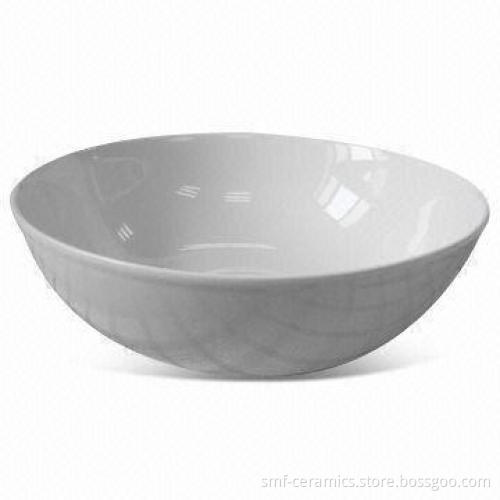 Large Salad Bowl with 12-inch Top Diameter, Customized Designs and Colors are Accepted